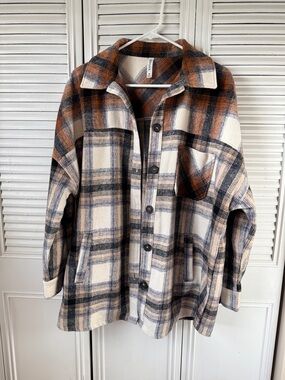 ZENANa Button-Up Shacket